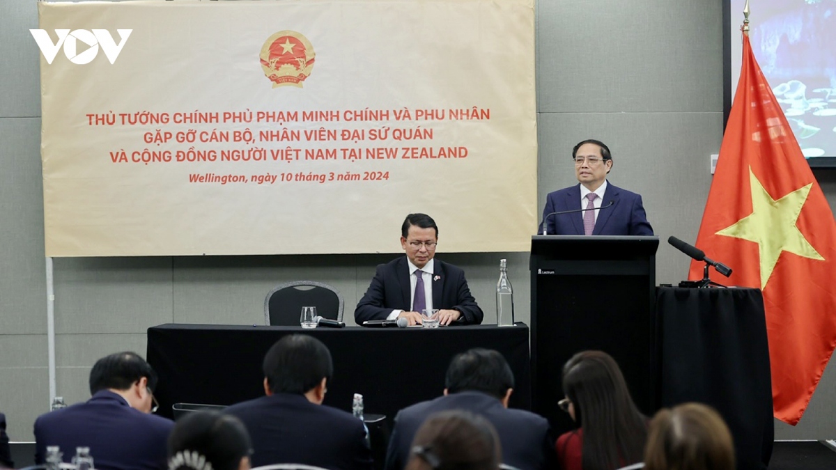 PM Pham Minh Chinh meets overseas Vietnamese in New Zealand